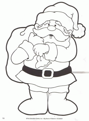 Święty Mikołaj kolorowanki